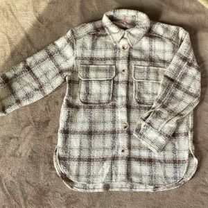Tan Plaid Shacket